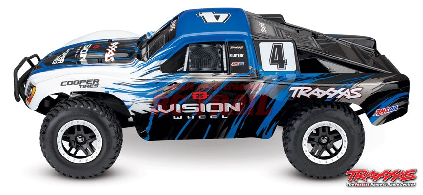 トラクサス スラッシュ ４X４ VXL RTR ブルーX ブラシレス ショート