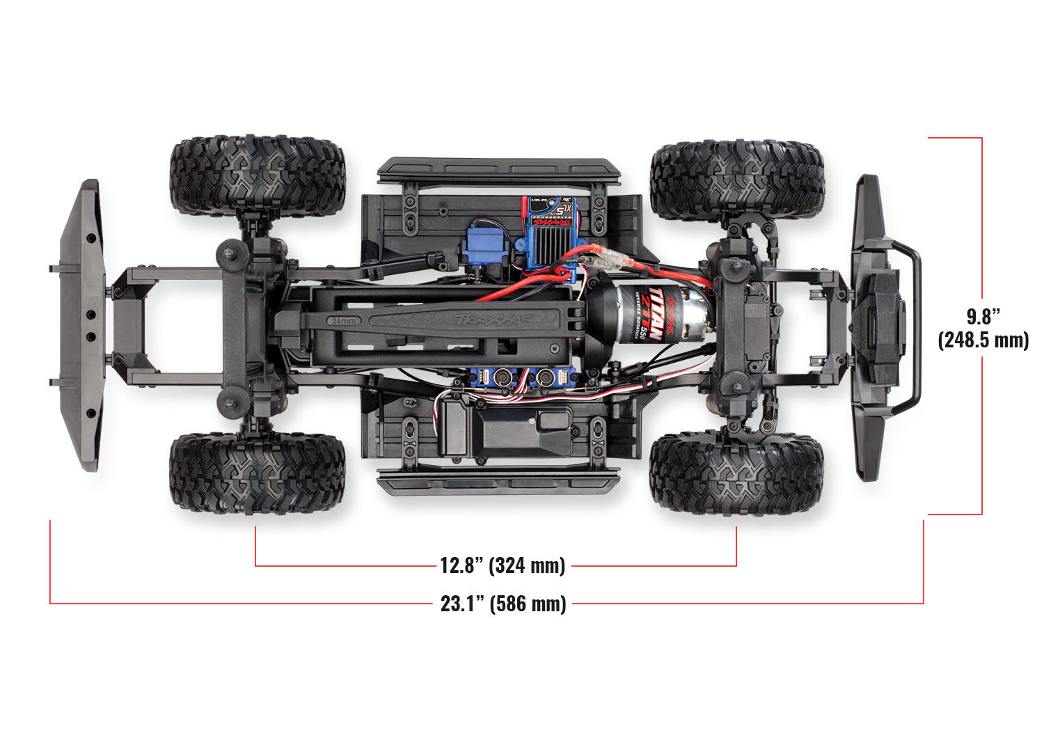 トラクサス TRX4 ランドローバー ディフェンダーD110 RTR シルバー