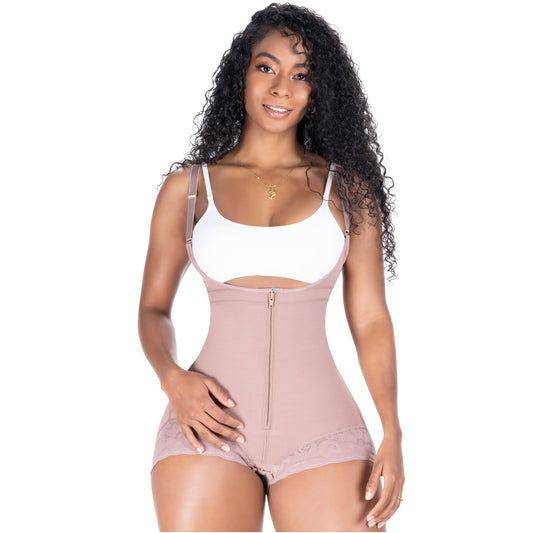 Sonryse SP81NC, Knee Length Shapewear Bodysuit for Women, Everyday Use  Shapewear Girdle