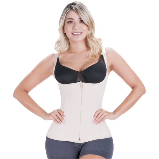 Sonryse SP81NC, Knee Length Shapewear Bodysuit for Women