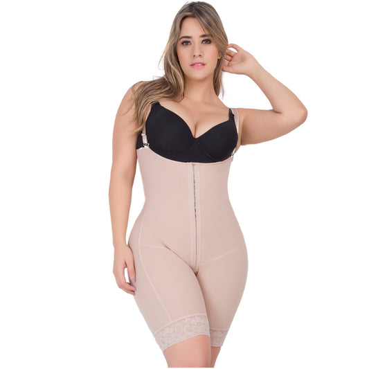 Fajas Salome 0218 High Waisted Compression Shaper Shorts for Women