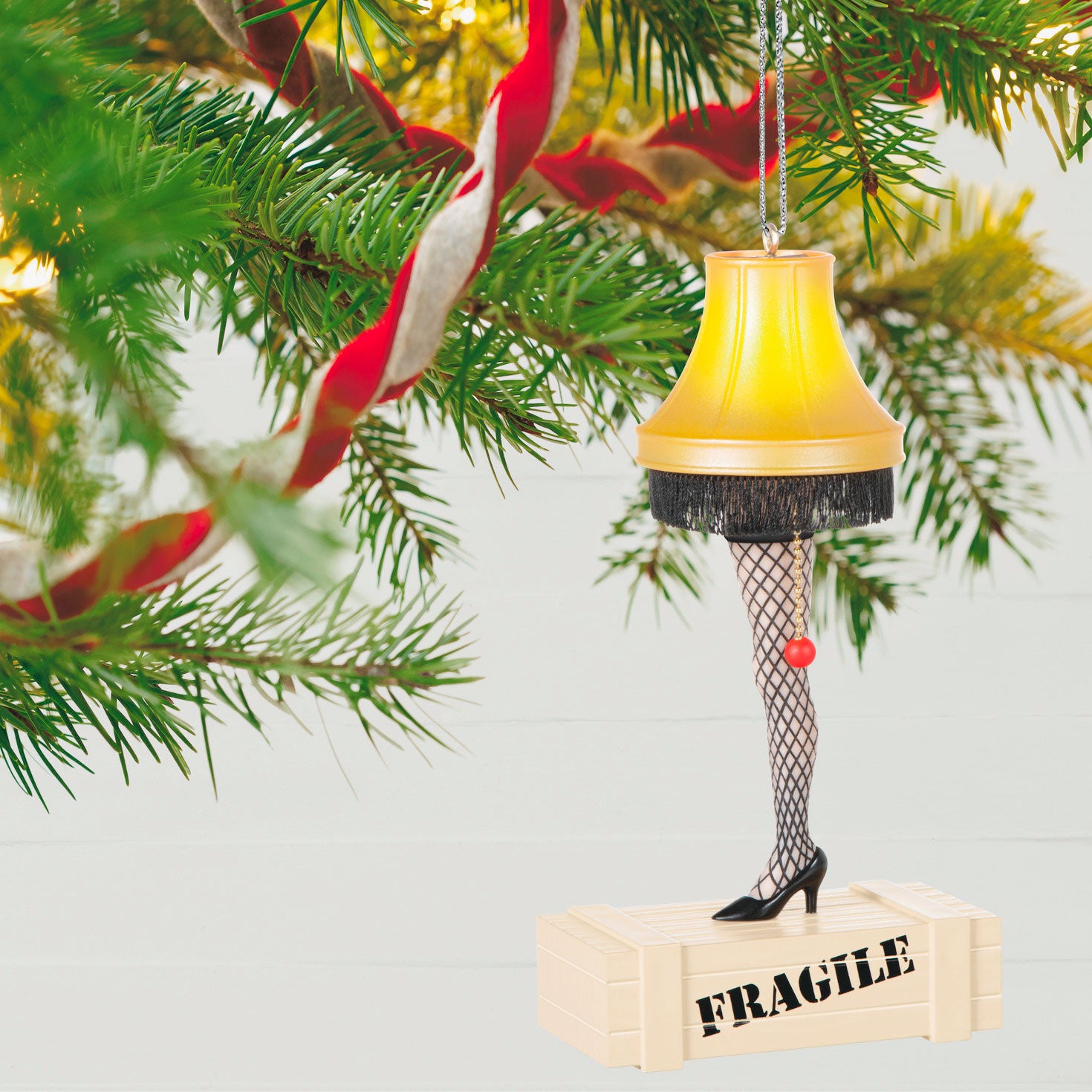 a christmas story leg ornament