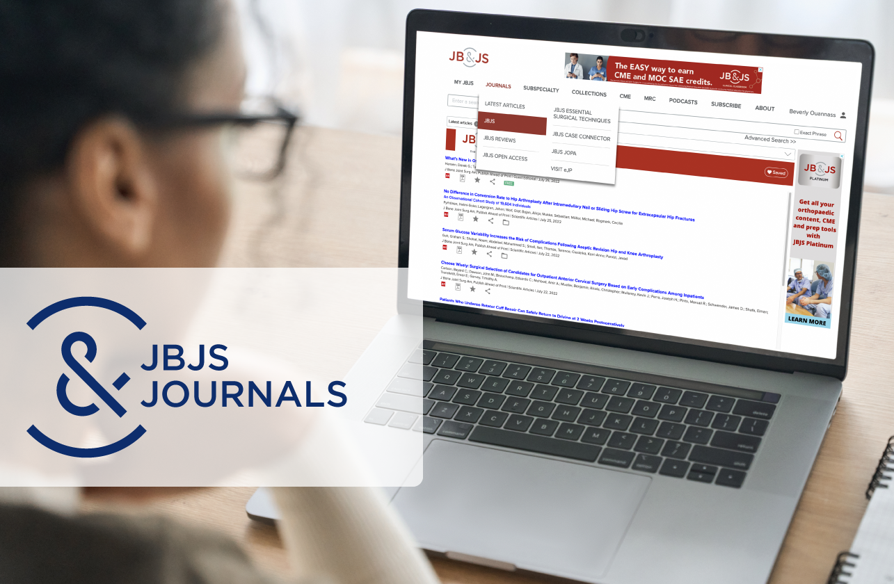 JBJS Journals Subscription Online) – Journal of and Joint Surgery, Inc.