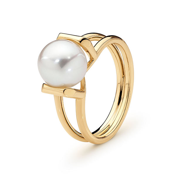 9ct Yellow Gold Freshwater Pearl Edison Ring – Etheringtons