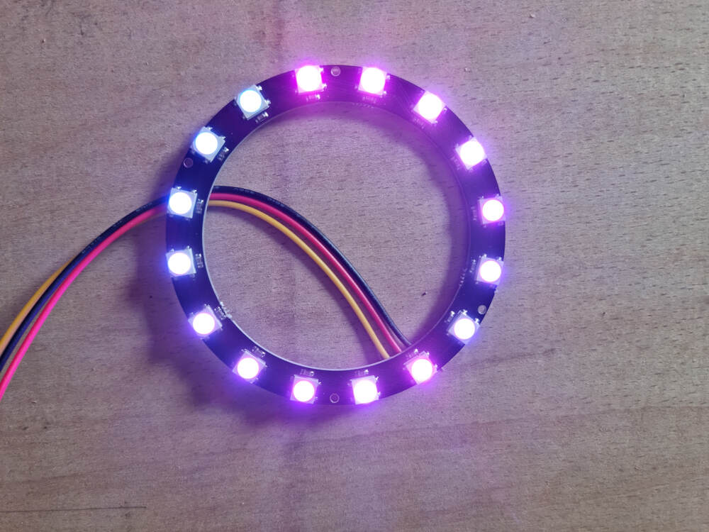 Lolly LED Ring 16 LED RGB NeoPixel Compatible (WS2812) - Stumblor Pinball