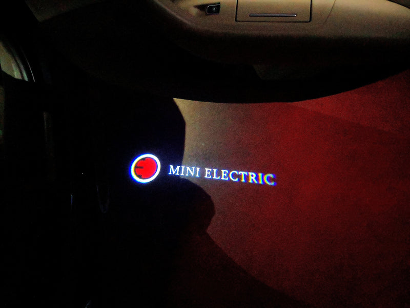 MINI ELECTRIC LOGO PROJECROTR LIGHTS Nr.65 (quantity  1 =  2 Logo Film /  2 door lights)