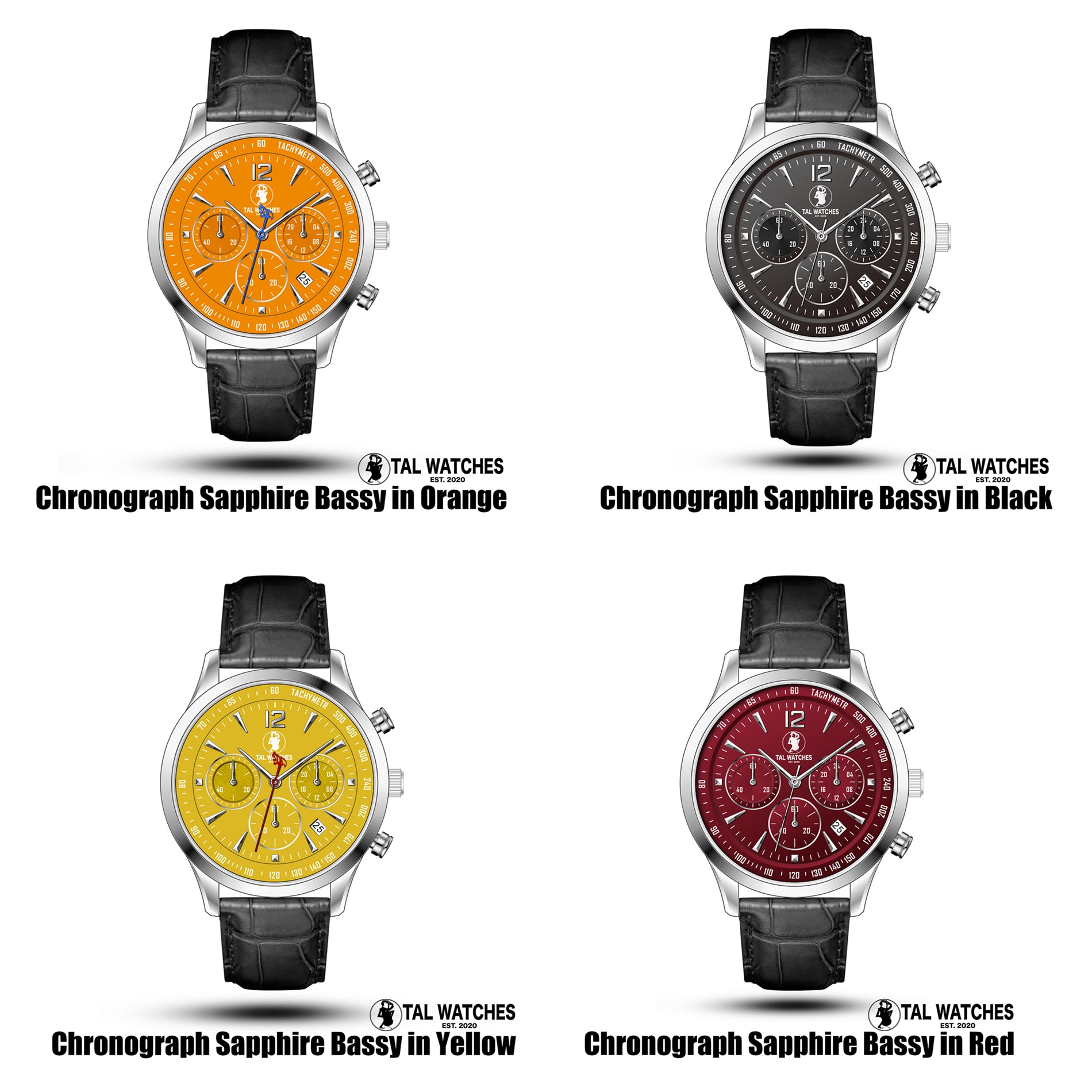 TAL WATCHES - The Chronograph Sapphire Bassy Collection