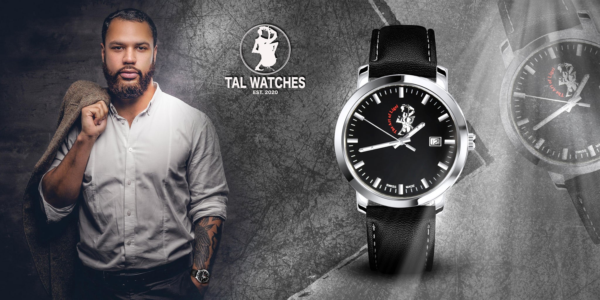 TAL WATCHES - TAL Gentleman’s Timepiece - Classic Black Dial