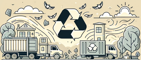 how should trash and recyclables be stored?