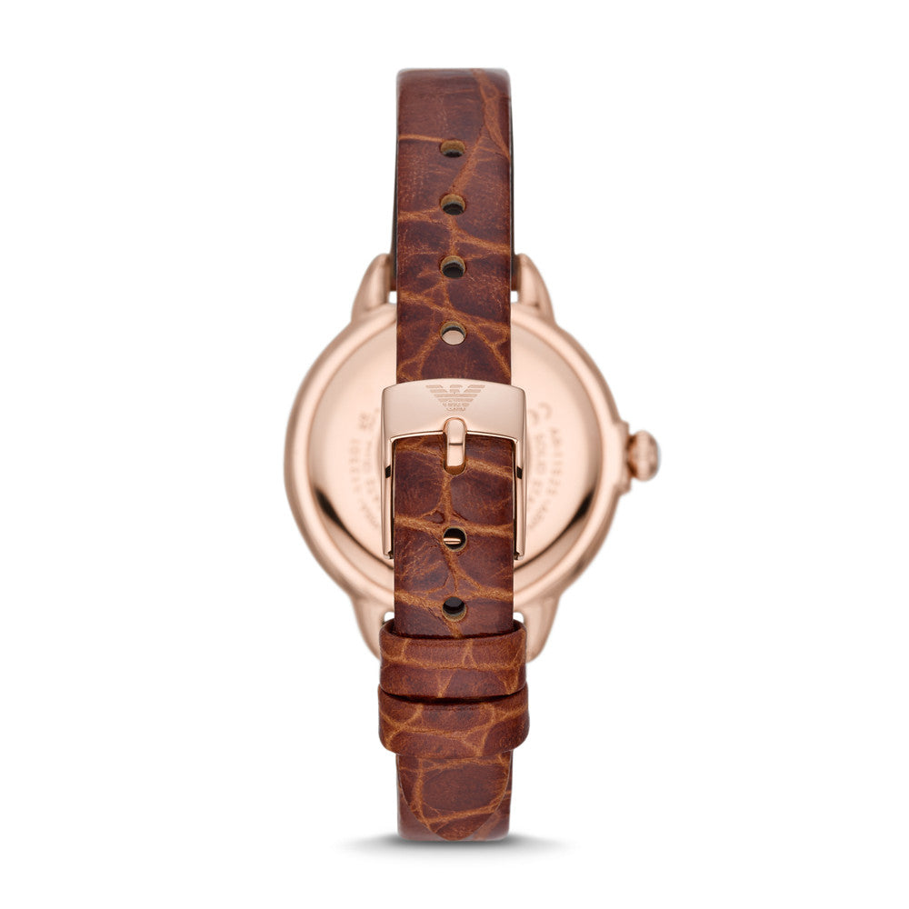 Emporio Armani Chronograph Brown Leather for Watch AR11482 Site Jewelry Watch Authentic – Smartwatches & Designer Hong Station® Official - Kong Watches