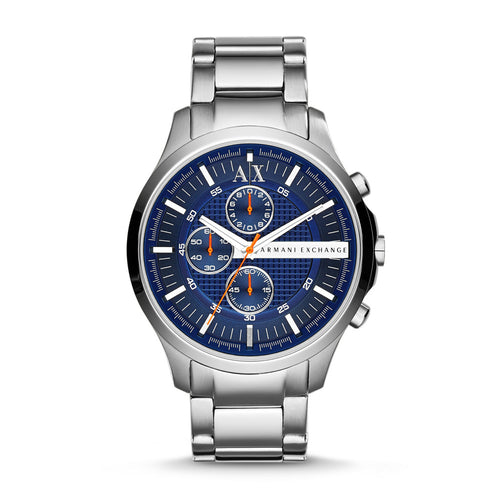 armani exchange steel watch