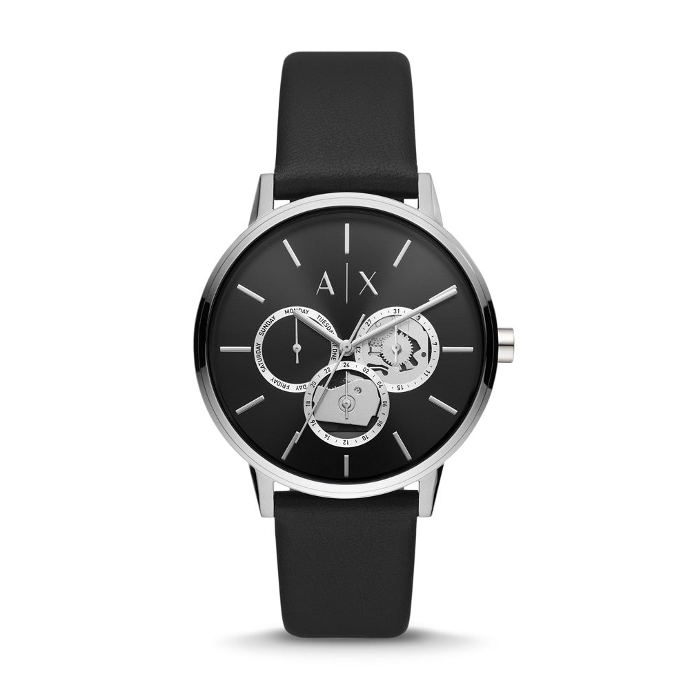 Armani Exchange Multifunction Black Leather Watch AX2745 – Watch Station® -  Hong Kong Official Site for Authentic Designer Watches, Smartwatches &  Jewelry