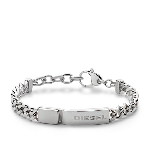 Diesel Stainless Steel Semi-Precious Beaded Bracelet DX1269710