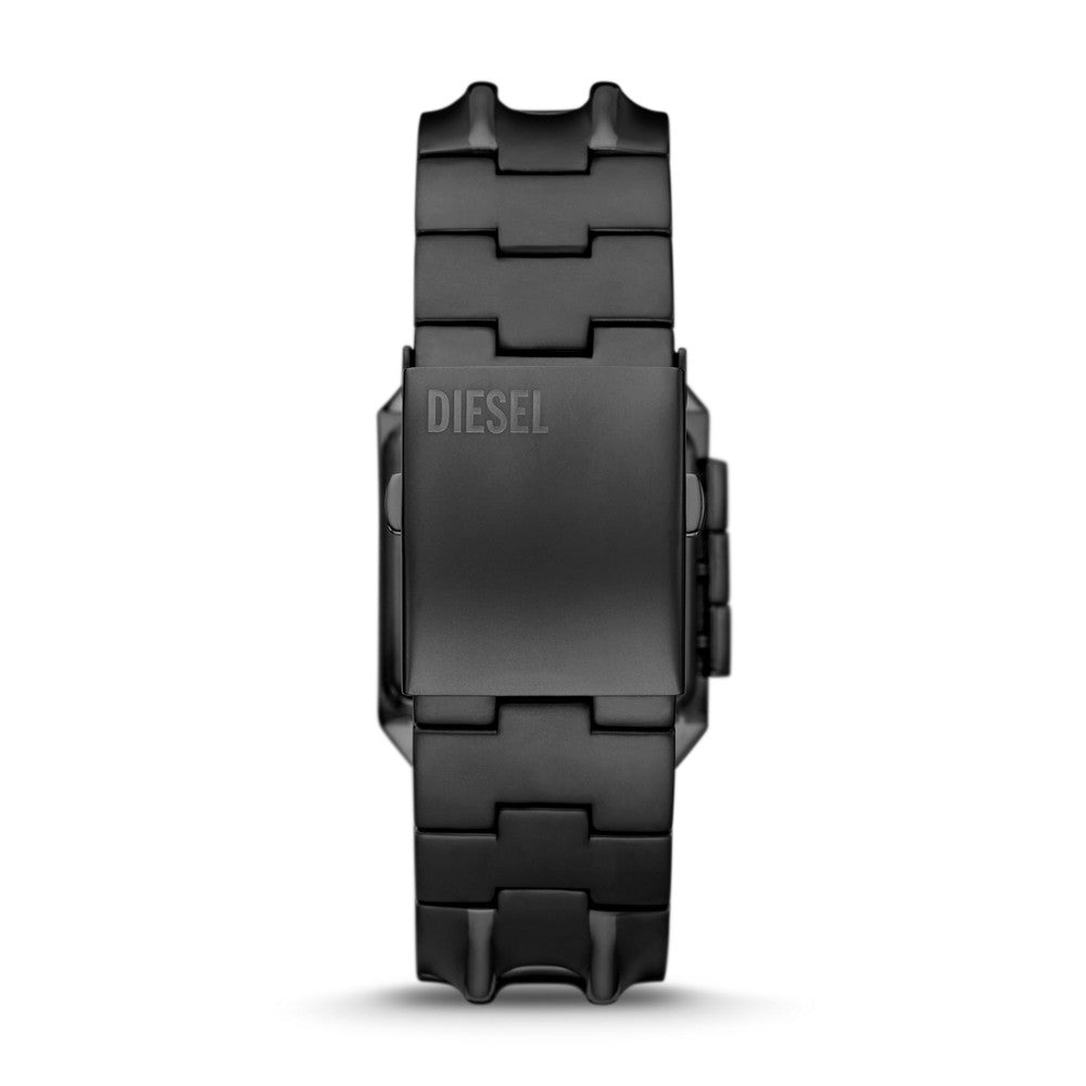 Diesel Croco Digi Digital Black-Tone Stainless Steel Watch DZ2156