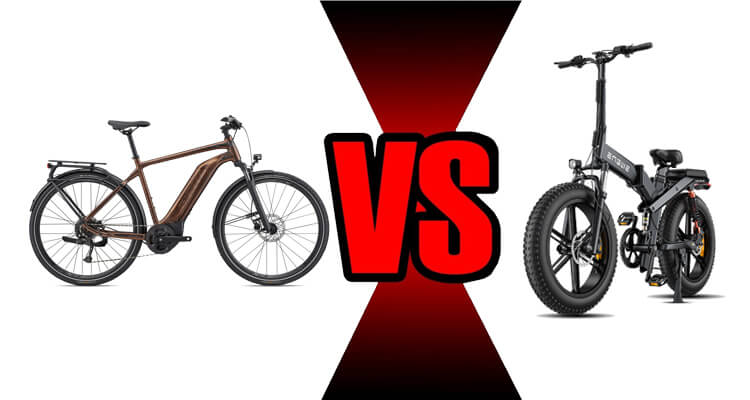 giant e-bike vs. engwe e-bike