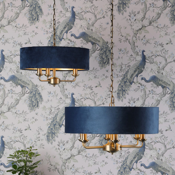 Laura Ashley Sorrento Navy and Brass Collection