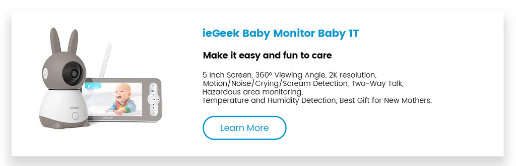 ieGeek Baby Monitor Baby 1T - (Discount: $60 Off)