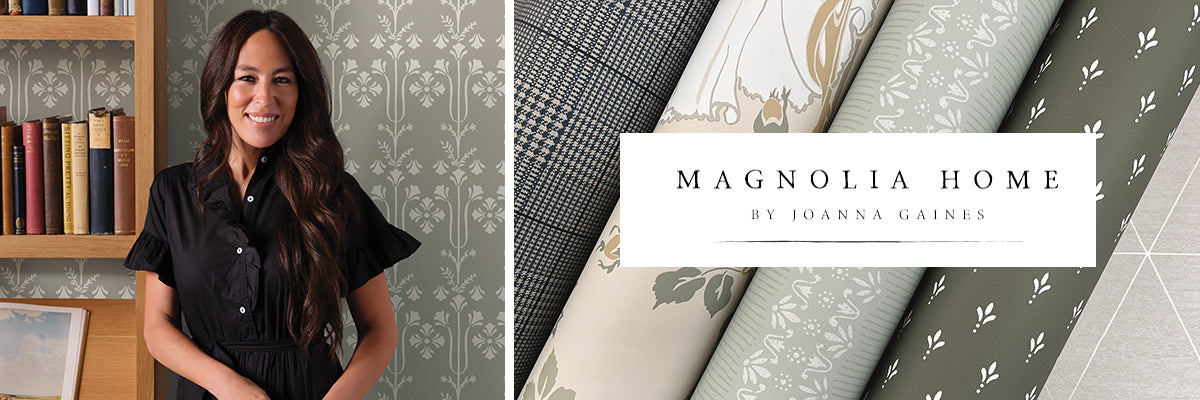 Magnolia Home by Joanna Gaines Wallpaper  Lelands Wallpaper  Joanna  gaines wallpaper Magnolia homes Farmhouse wall