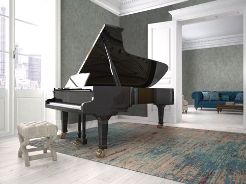 Piano room - Acoustical wallcoverings