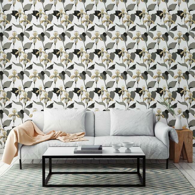 Lady Slipper Wallpaper – York Wallcoverings