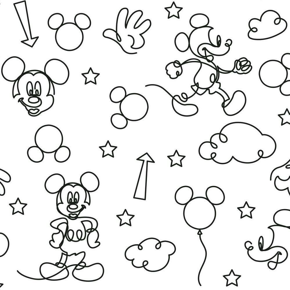 mickey mouse silhouette wallpaper