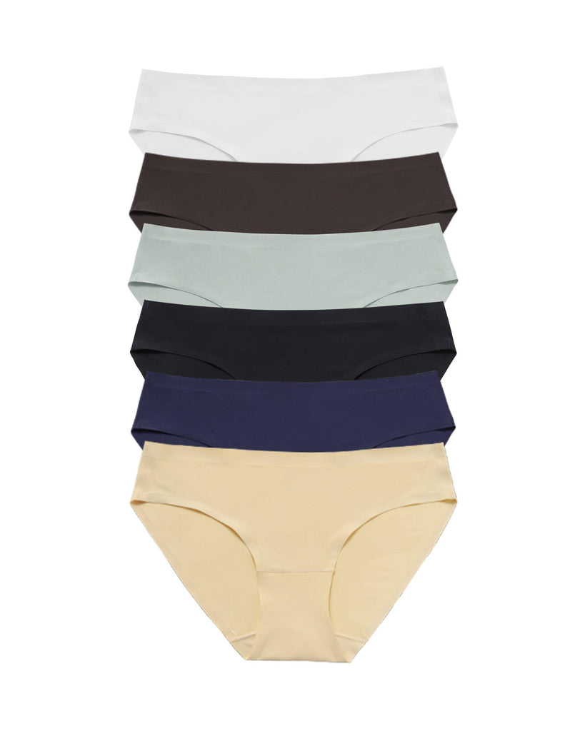 Womens Seamless Cotton Briefs 6 Pieces Pack - ALTHEANRAY