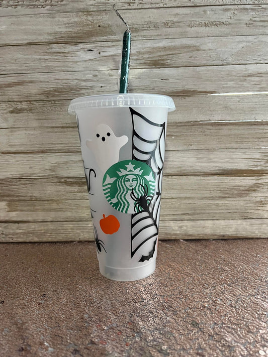 Cafecito Y Chisme Starbucks Cold Cup Ice Coffee Cup Reusable 