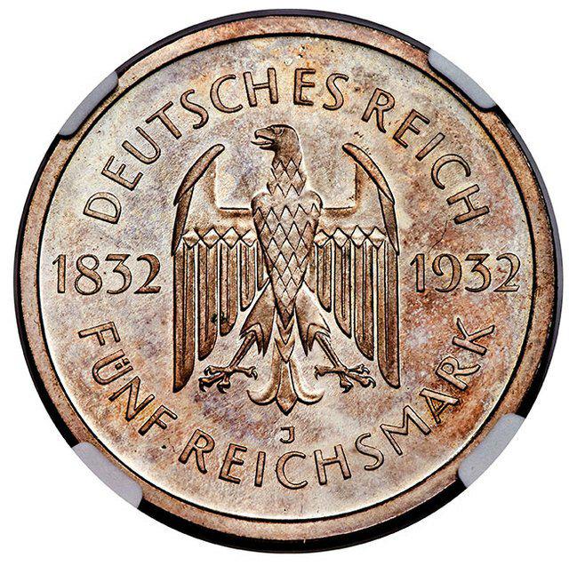 貨幣 ドイツ第３帝国 銀貨