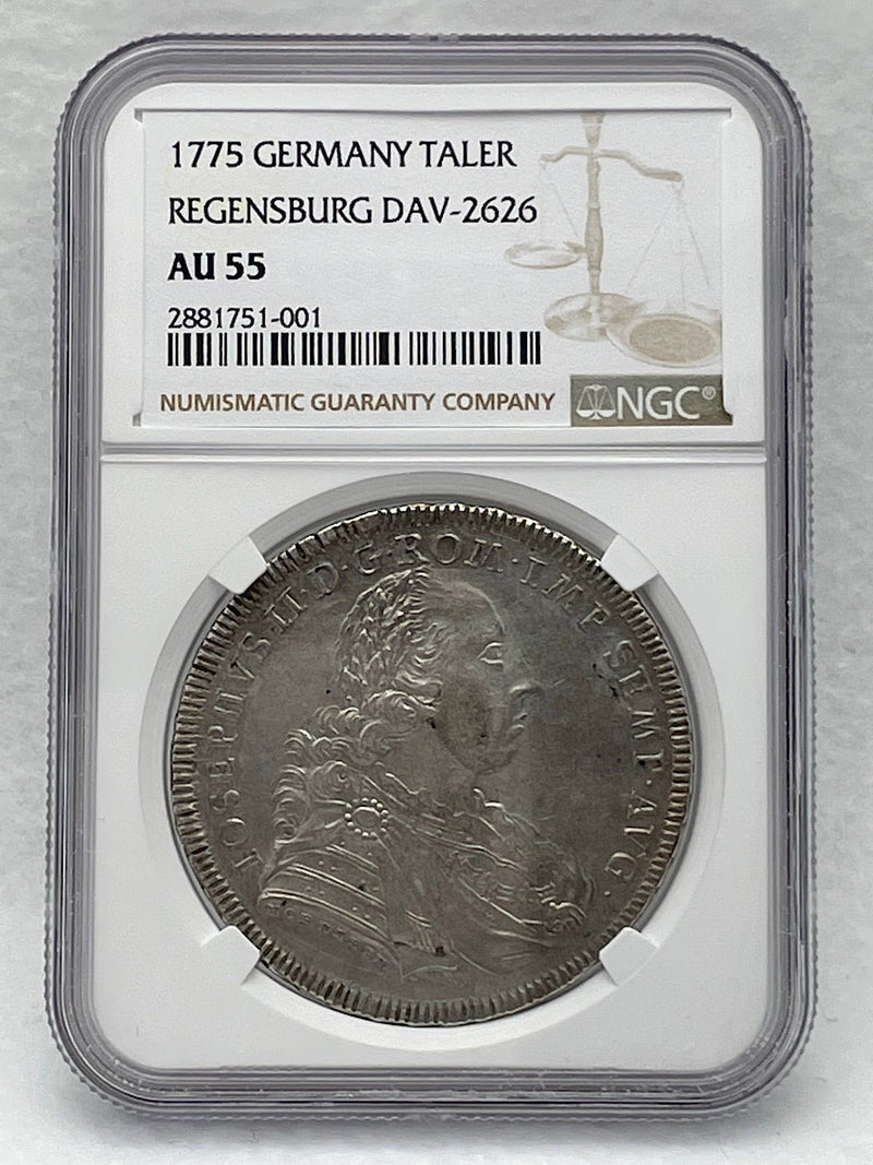 未使用品】 ドイツ 1771年 マクシミリアン3世 ヨーゼフ ターラー 銀貨 