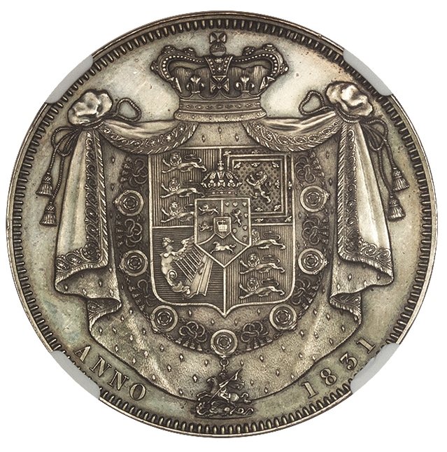 イギリス ウィリアム4世 1831年 クラウン銀貨 NGC PF63 – アンティークコインコレクション