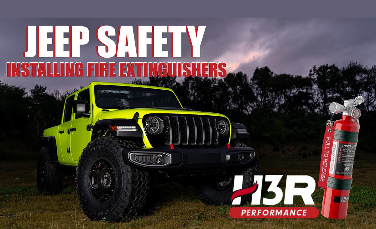 Installing Fire Extinguishers - Jeep JL Wrangler & JT Gladiator – H3R  Performance