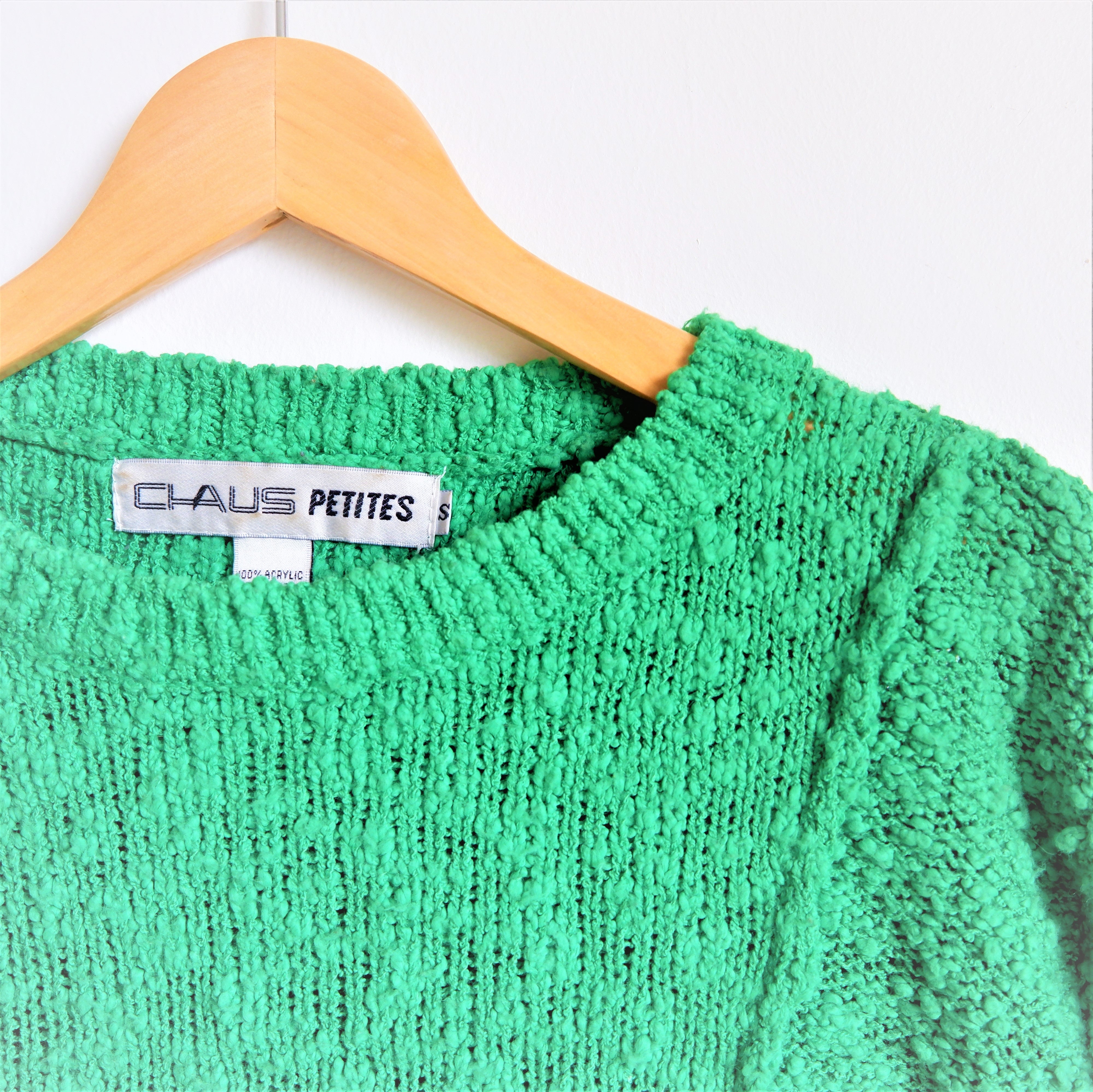 kelly green sweater