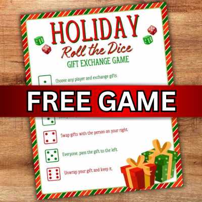 free printable gift exchange game