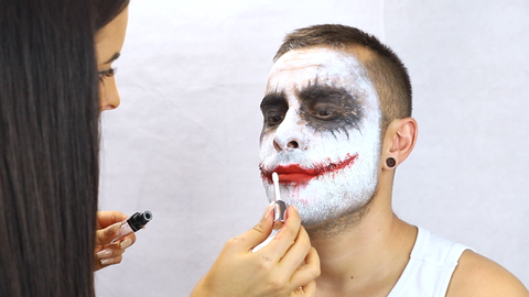 maquillaje para halloween el joker