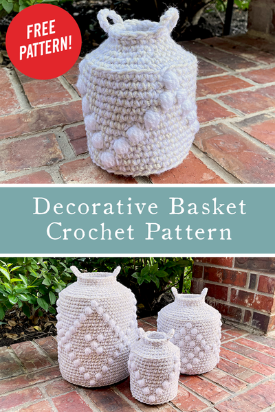 Decorative Basket Crochet Pattern