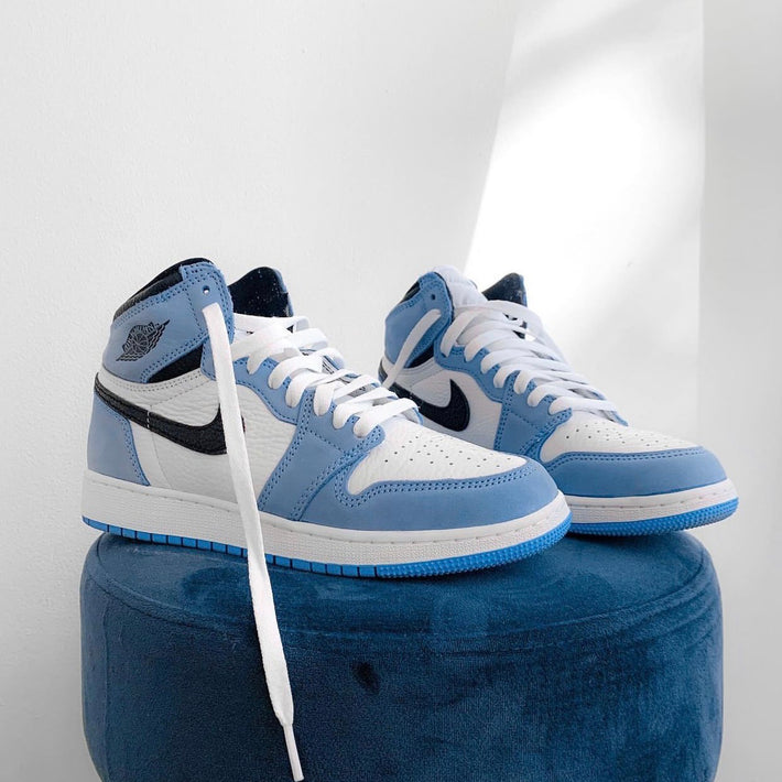 university blue nike jordan 1