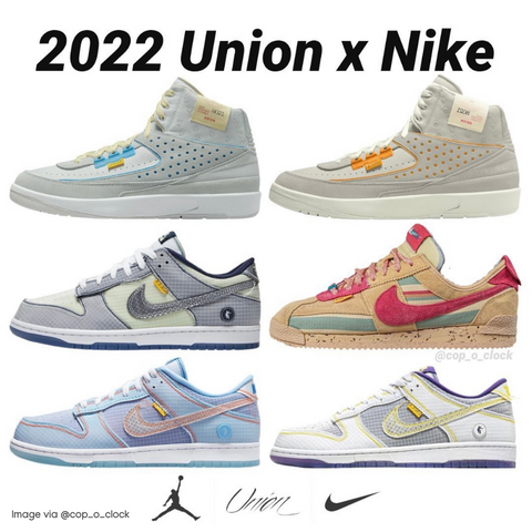 The upcoming Nike x Union collaboration 2022