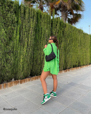 green jordan outfit