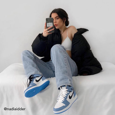 clothes to match jordan 1 university blue