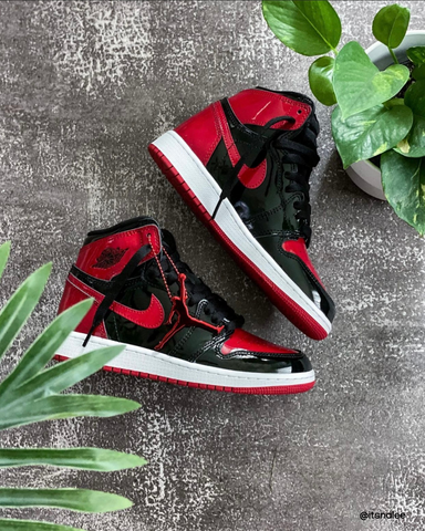 Hoe te stylen Jordan 1 High Patent gefokt