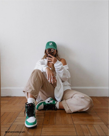 Hoe te stylen Jordan 1 High Lucky Green