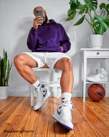 Hoe te stylen Jordan 1 High Court Purple @SneakersOfberlin