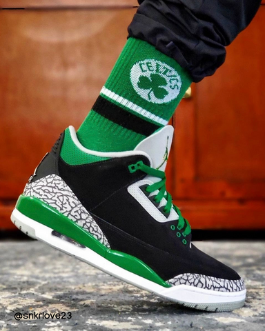 jordan 3 pine green