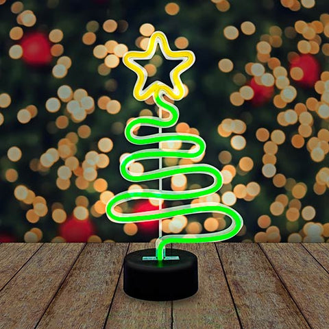 Neon Christmas Tree