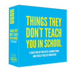 Things They Don't Teach You In School Hygge Board Game