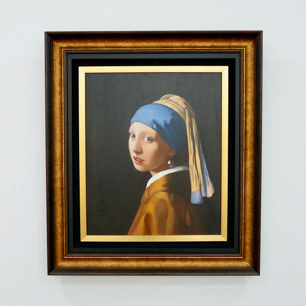 La Jeune Fille à la perle (Johannes Vermeer) - Reproduction - 50 X 61 cm