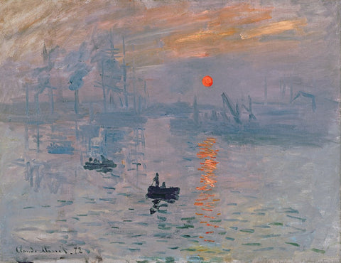Impression, lever de soleil (1872)