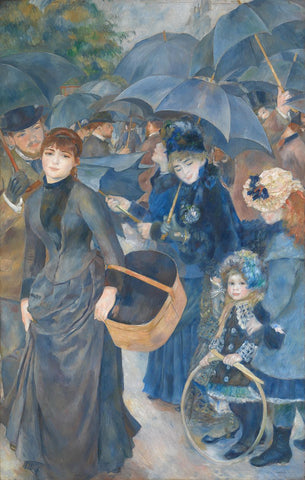 Les Parapluies, 1880