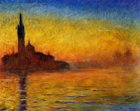 San Giorgio Maggiore au coucher du soleil