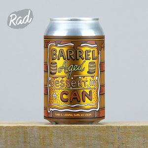 Amundsen Barrel Aged Dessert In A Can Tonka & Caramel Swirl Ice-Cream - Radbeer